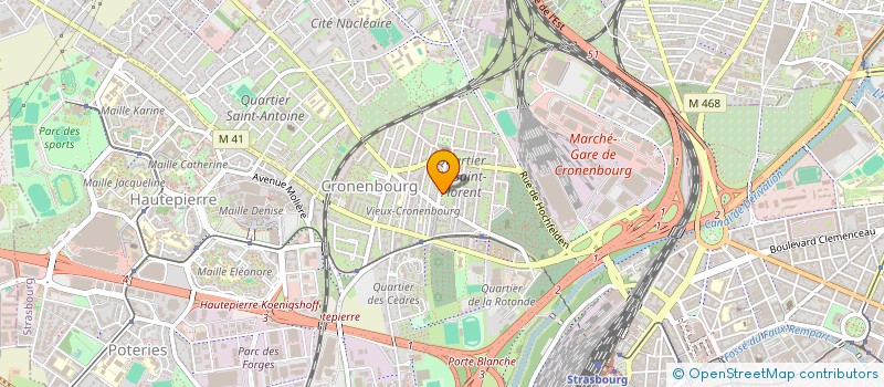 localisation de l'entreprise ORTHOMASTER  STRASBOURG