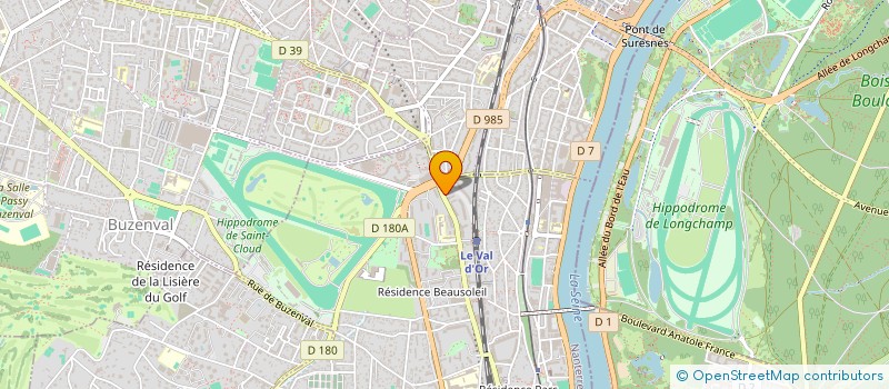localisation de l'entreprise ORTHOMED IMPACT (OMI) à SAINT-CLOUD