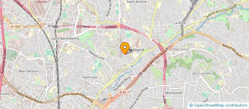 localisation de l'entreprise ORTHOMED PRODUCTION à MARSEILLE