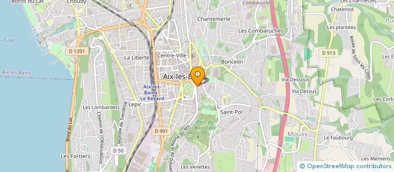 localisation de l'entreprise ORTHOMEDI AIX à AIX-LES-BAINS