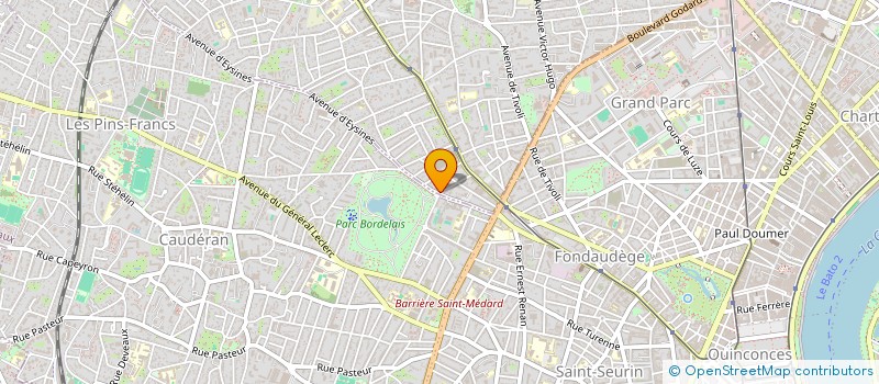 localisation de l'entreprise ORTHOMEDOC  LE BOUSCAT