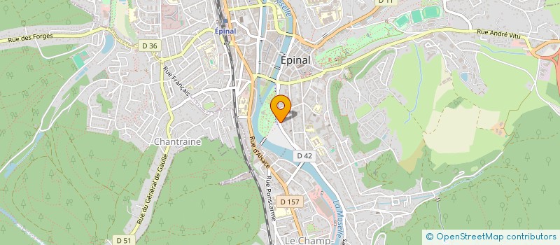 localisation de l'entreprise ORTHOMIX à EPINAL