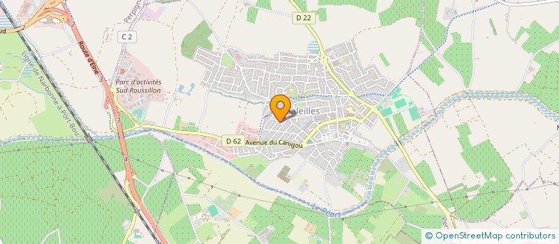 localisation de l'entreprise ORTHOMODA  SALEILLES