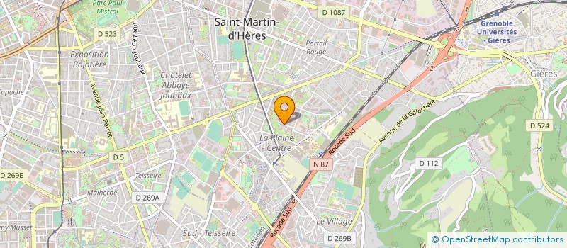 localisation de l'entreprise ORTHONLINE à SAINT-MARTIN-D'HERES
