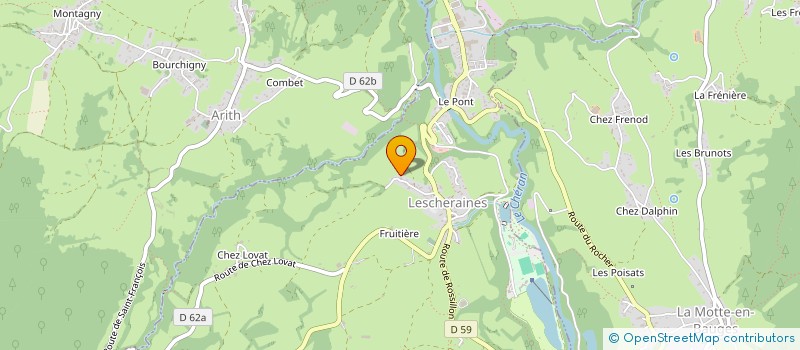 localisation de l'entreprise ORTHONOMY  LA RAVOIRE