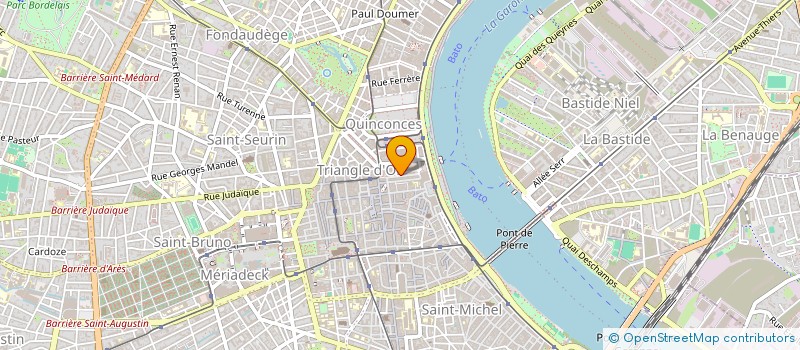 localisation de l'entreprise ORTHONOSE à BORDEAUX