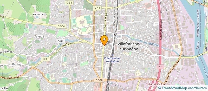 localisation de l'entreprise ORTHOPEDIA à VILLEFRANCHE-SUR-SAONE