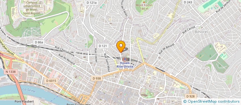 localisation de l'entreprise ORTHOPEDIA à ROUEN
