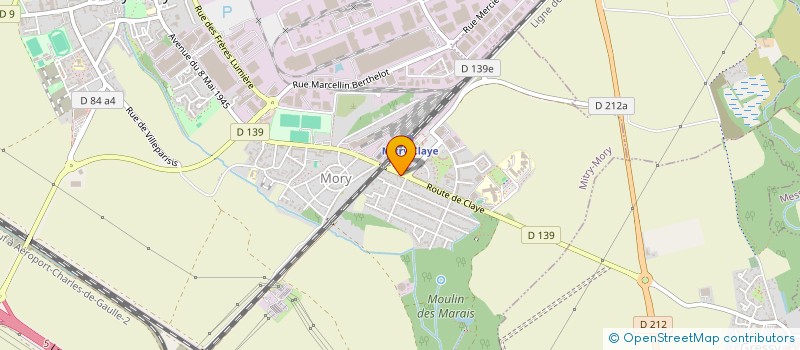 localisation de l'entreprise ORTHOPEDIA PLUS  MITRY-MORY