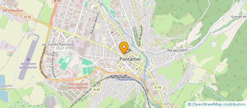 localisation de l'entreprise ORTHOPEDIE BIEN-ETRE SANTE  PONTARLIER