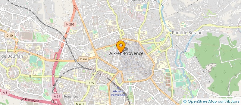 localisation de l'entreprise ORTHOPEDIE BREMOND AMATE à AIX EN PROVENCE