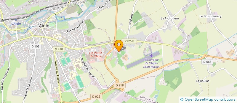 localisation de l'entreprise ORTHOPEDIE DE LA HALLE à SAINT-SULPICE-SUR-RISLE