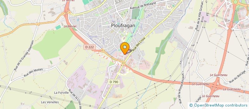 localisation de l'entreprise ORTHOPEDIE DEMERSEMAN à PLOUFRAGAN