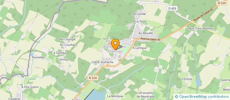 localisation de l'entreprise ORTHOPEDIE DRAPIER à CAZAUBON