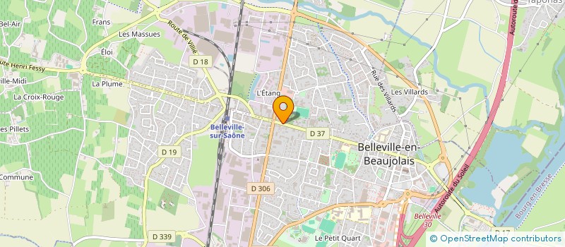 localisation de l'entreprise ORTHOPEDIE DU BEAUJOLAIS  BELLEVILLE-EN-BEAUJOLAIS