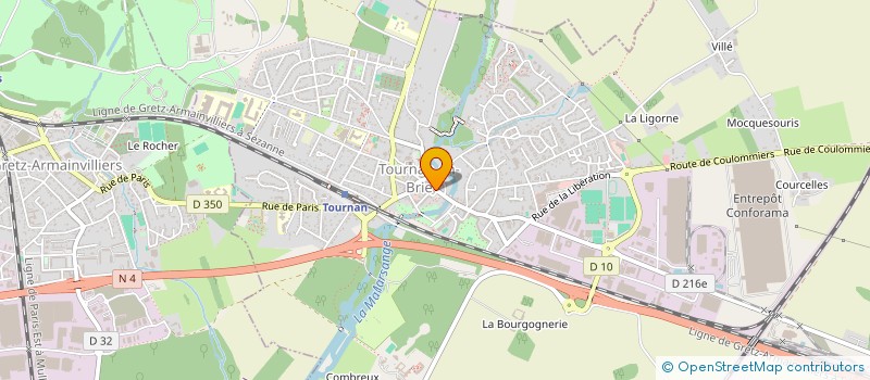 localisation de l'entreprise ORTHOPEDIE ET MATERIEL DE TOURNAN à TOURNAN-EN-BRIE