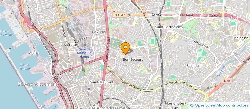 localisation de l'entreprise ORTHOPEDIE GRANGER à MARSEILLE