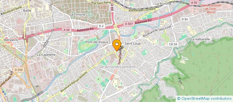 localisation de l'entreprise ORTHOPEDIE GRIMALDI à MARSEILLE