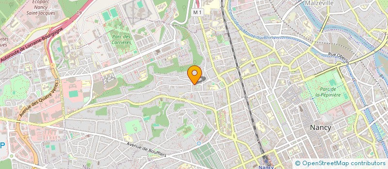 localisation de l'entreprise ORTHOPEDIE I.E.M  NANCY