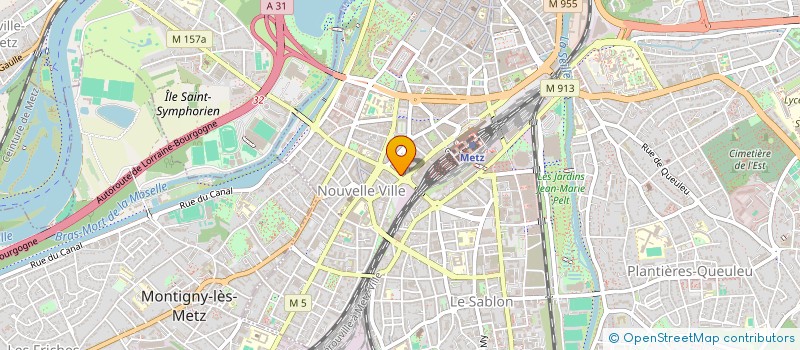 localisation de l'entreprise ORTHOPEDIE NATHALIE CARON  METZ