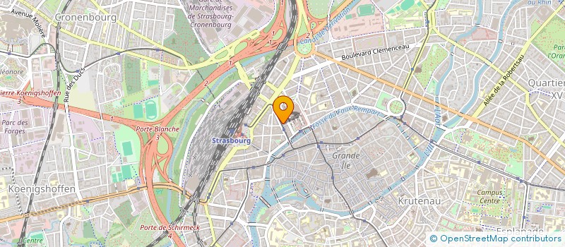 localisation de l'entreprise ORTHOPEDIE ORDENER à STRASBOURG