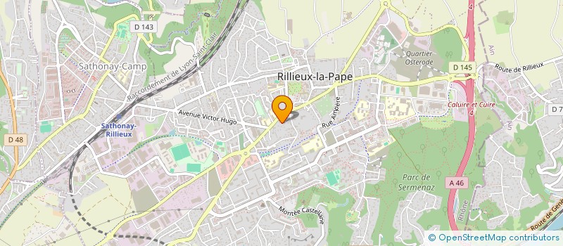 localisation de l'entreprise ORTHOPEDIE PLUS à RILLIEUX-LA-PAPE