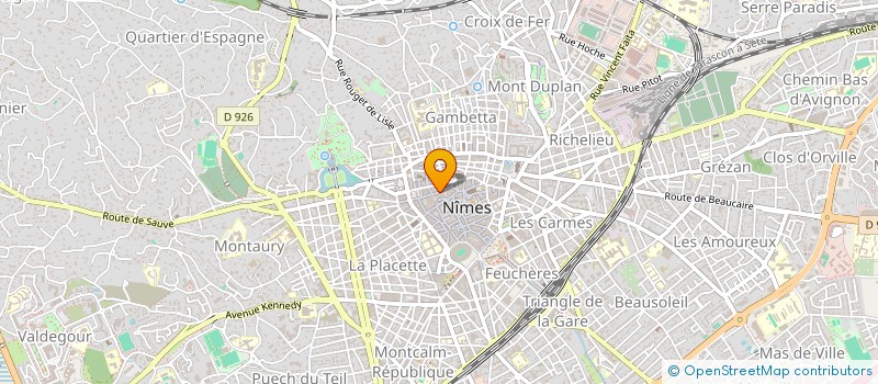 localisation de l'entreprise ORTHOPEDIE PRO-SUD à NIMES
