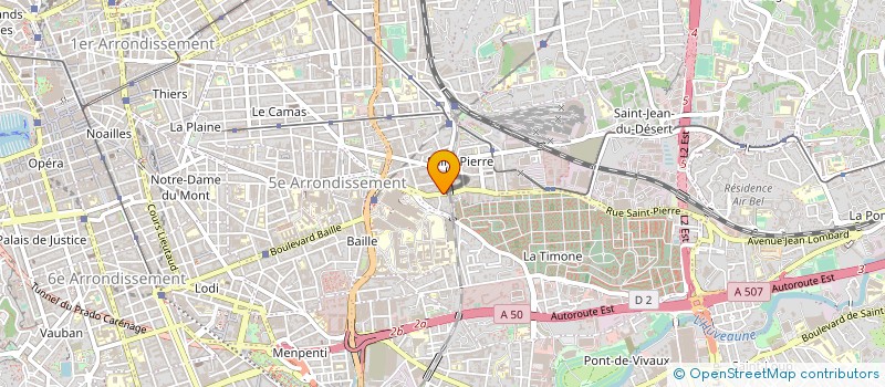 localisation de l'entreprise ORTHOPEDIE SANDRI à MARSEILLE