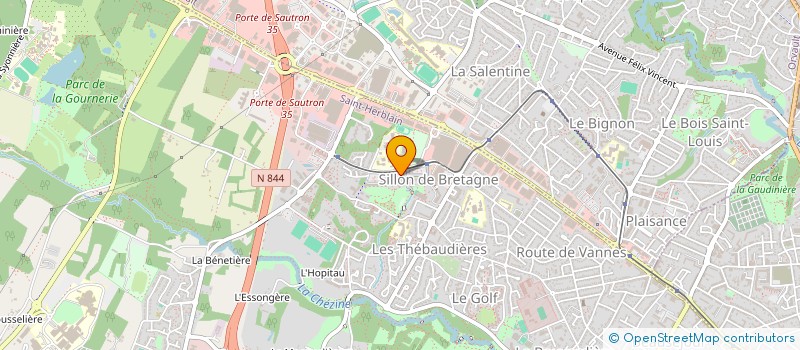 localisation de l'entreprise ORTHOPEDIE SANS FRONTIERES à ST-HERBLAIN