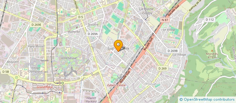 localisation de l'entreprise ORTHOPHANIE  SAINT MARTIN D'HERES