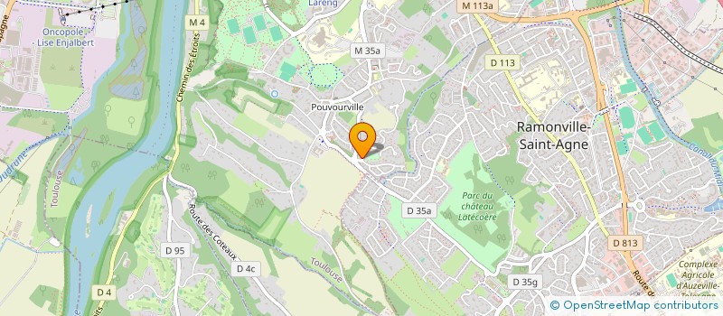 localisation de l'entreprise ORTHOPLUME à TOULOUSE