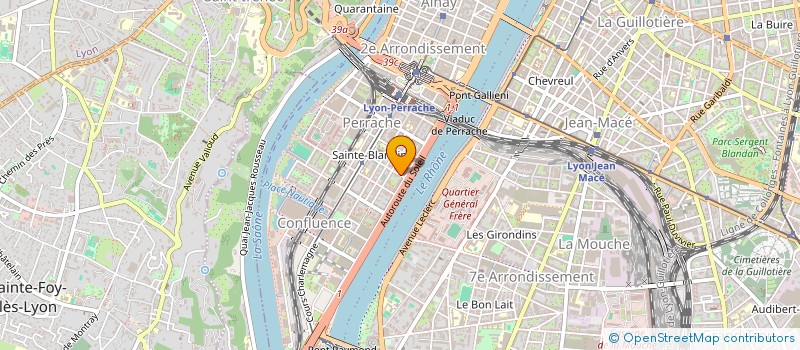localisation de l'entreprise ORTHOPOD à LYON