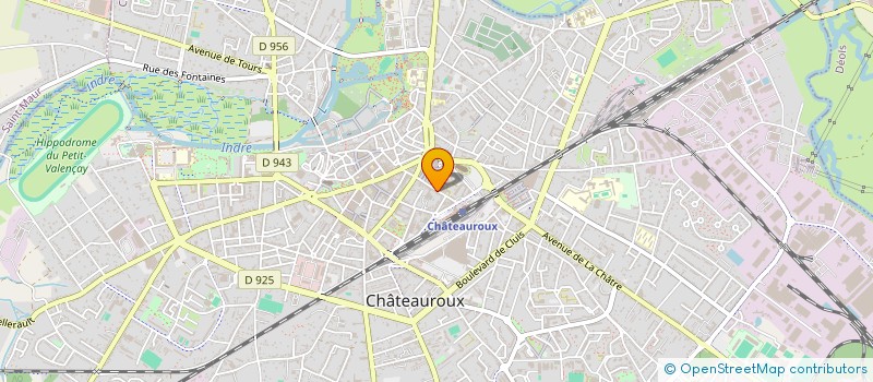 localisation de l'entreprise ORTHOPROTHESE PEREZ  CHATEAUROUX