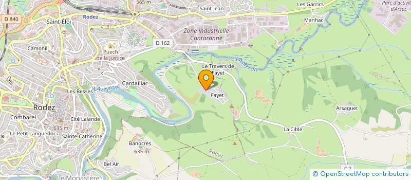 localisation de l'entreprise ORTHORUTHENE à RODEZ