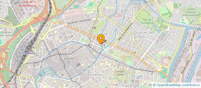localisation de l'entreprise ORTHOSAFE à STRASBOURG