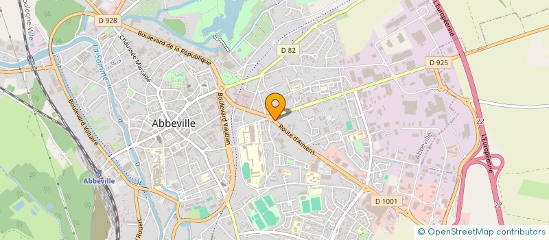 localisation de l'entreprise ORTHOSMILE à ABBEVILLE