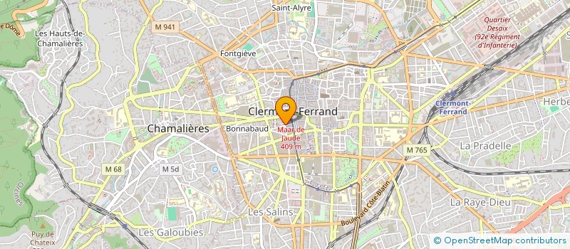 localisation de l'entreprise ORTHOSMILE  CLERMONT-FERRAND