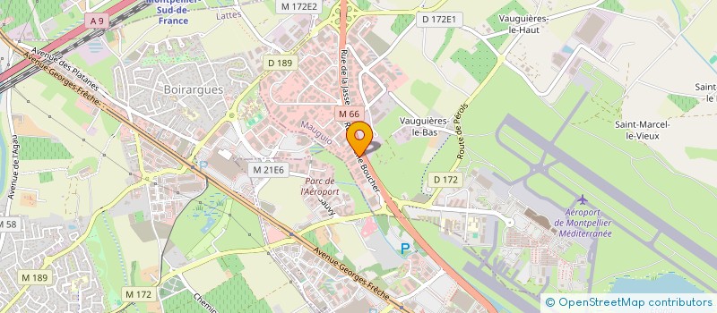 localisation de l'entreprise ORTHOSOFT à MAUGUIO