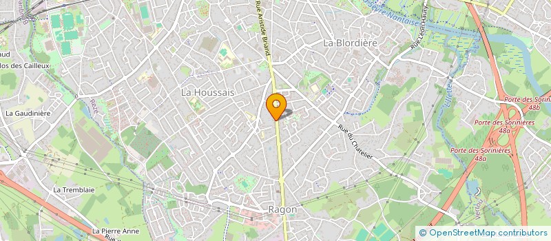 localisation de l'entreprise ORTHOSONOE  REZE