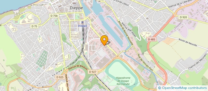 localisation de l'entreprise ORTHOSTEDA à DIEPPE