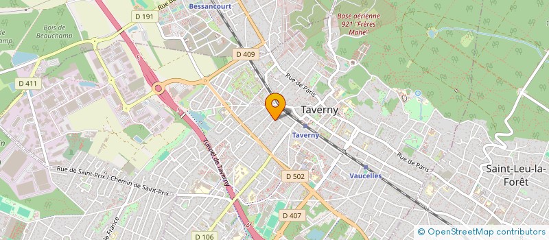 localisation de l'entreprise ORTHOTAVERNY à TAVERNY