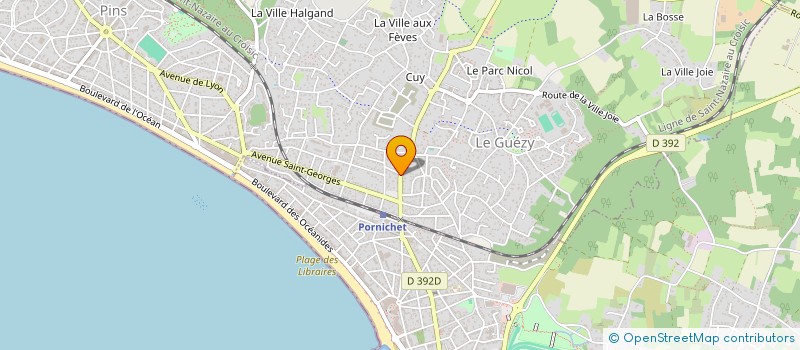 localisation de l'entreprise ORTHOTEC  LA BAULE-ESCOUBLAC