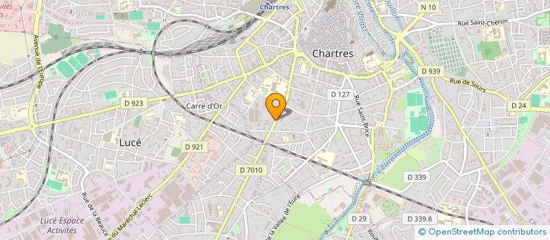 localisation de l'entreprise ORTHOTECH à CHARTRES