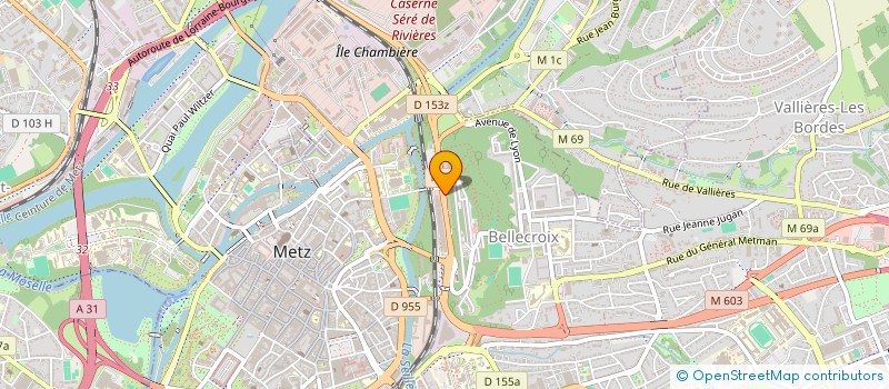 localisation de l'entreprise ORTHOTREVES  METZ