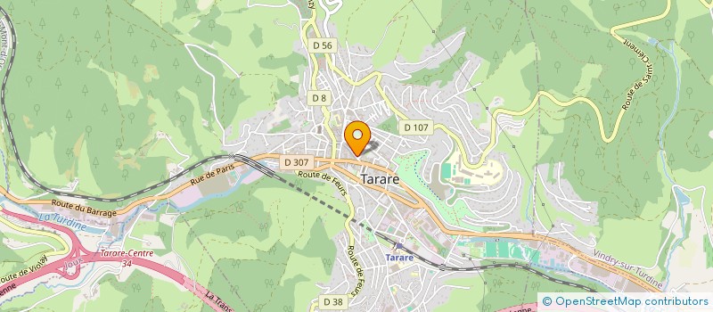 localisation de l'entreprise ORTHOVILLAGE  TARARE