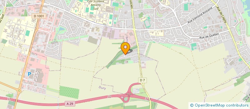 localisation de l'entreprise ORTHOX à AMIENS