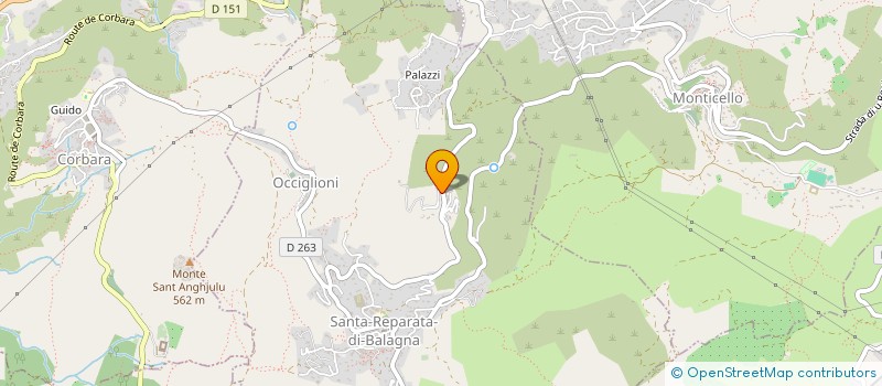 localisation de l'entreprise ORTICONI BATIMENT à SANTA-REPARATA-DI-BALAGNA