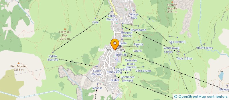 localisation de l'entreprise ORTIGOSA GIRARDEAU  LES DEUX ALPES