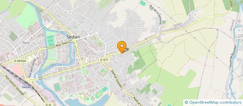 localisation de l'entreprise ORTILLON CHRISTOPHE  SEDAN