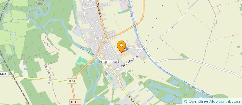 localisation de l'entreprise ORTILLON GRELOIS  FRIGNICOURT